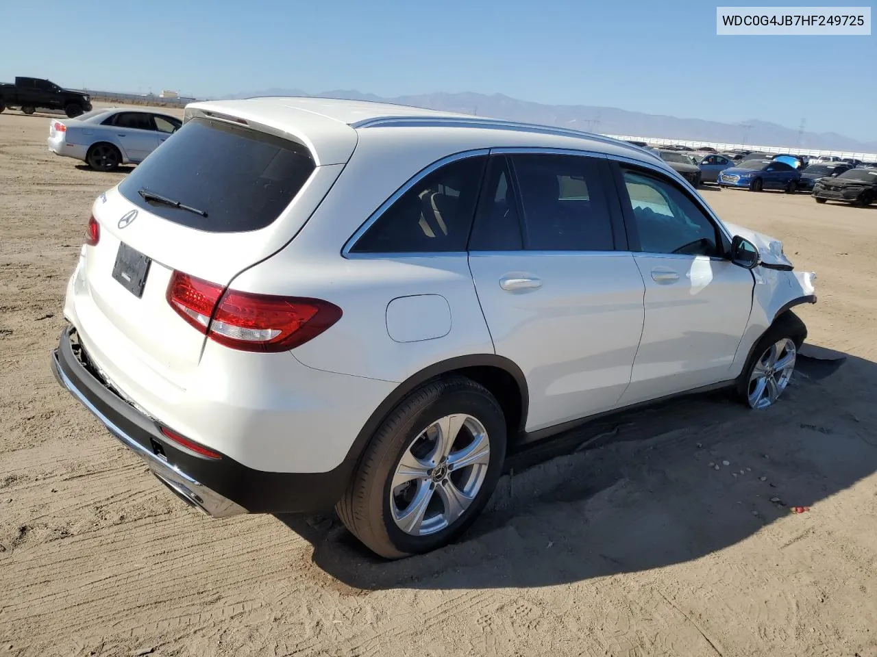 2017 Mercedes-Benz Glc 300 VIN: WDC0G4JB7HF249725 Lot: 70334174