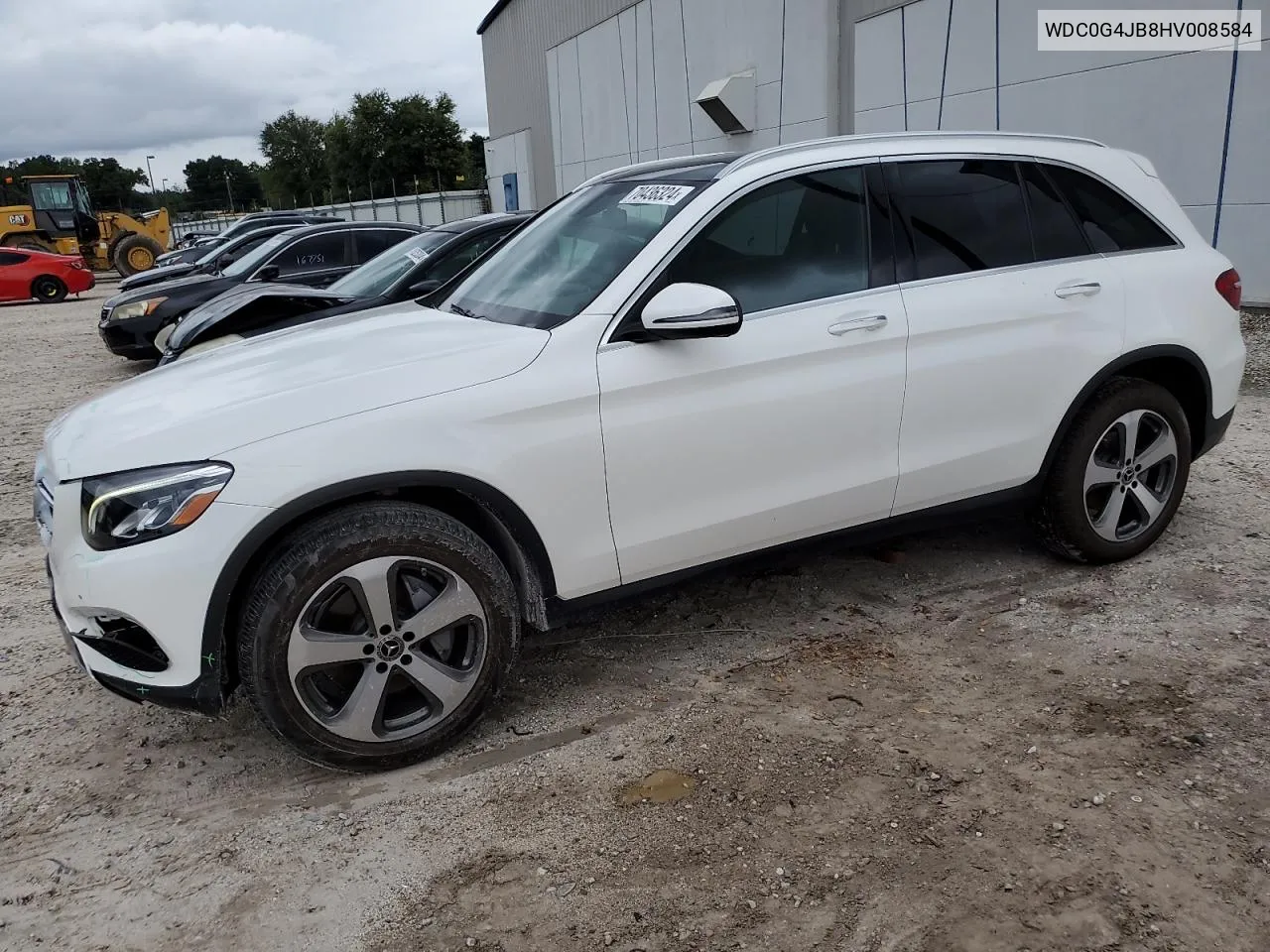 2017 Mercedes-Benz Glc 300 VIN: WDC0G4JB8HV008584 Lot: 70436324