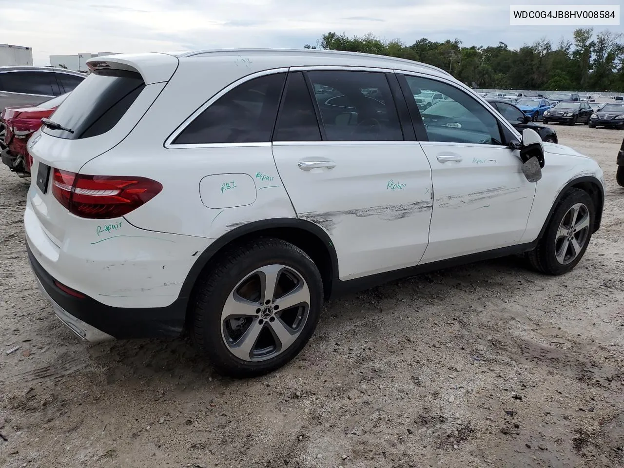 2017 Mercedes-Benz Glc 300 VIN: WDC0G4JB8HV008584 Lot: 70436324