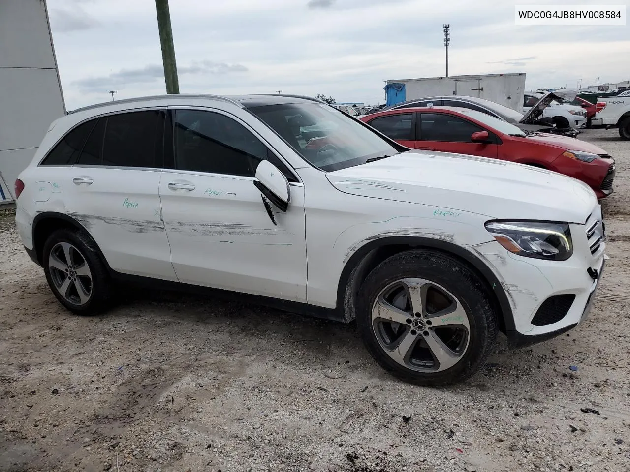 2017 Mercedes-Benz Glc 300 VIN: WDC0G4JB8HV008584 Lot: 70436324