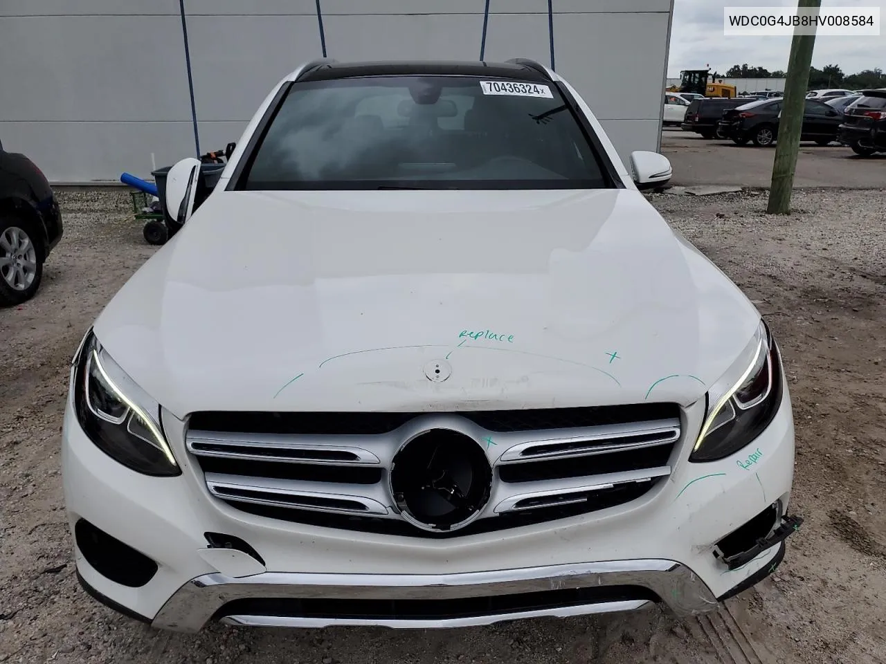 2017 Mercedes-Benz Glc 300 VIN: WDC0G4JB8HV008584 Lot: 70436324