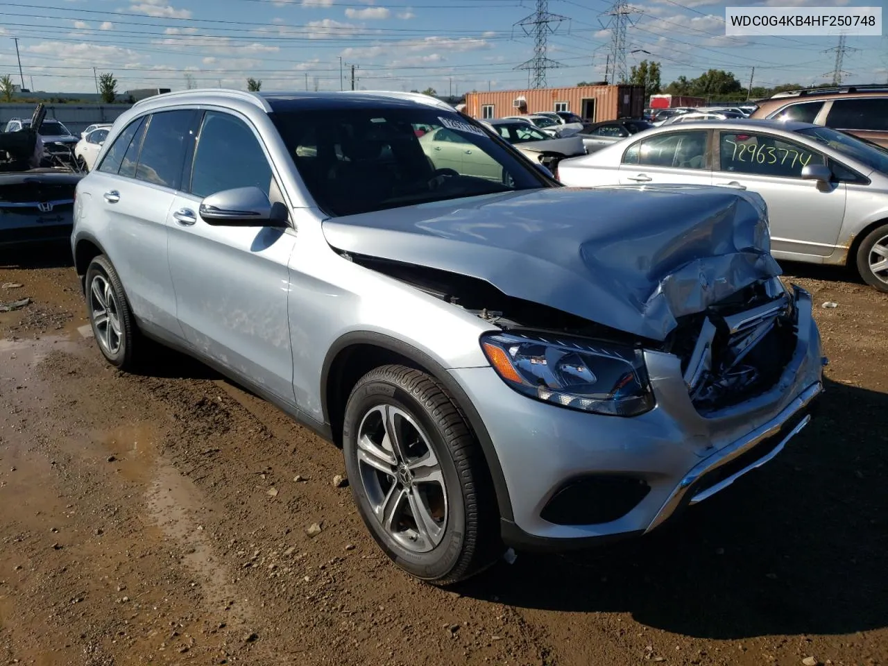 2017 Mercedes-Benz Glc 300 4Matic VIN: WDC0G4KB4HF250748 Lot: 72671744