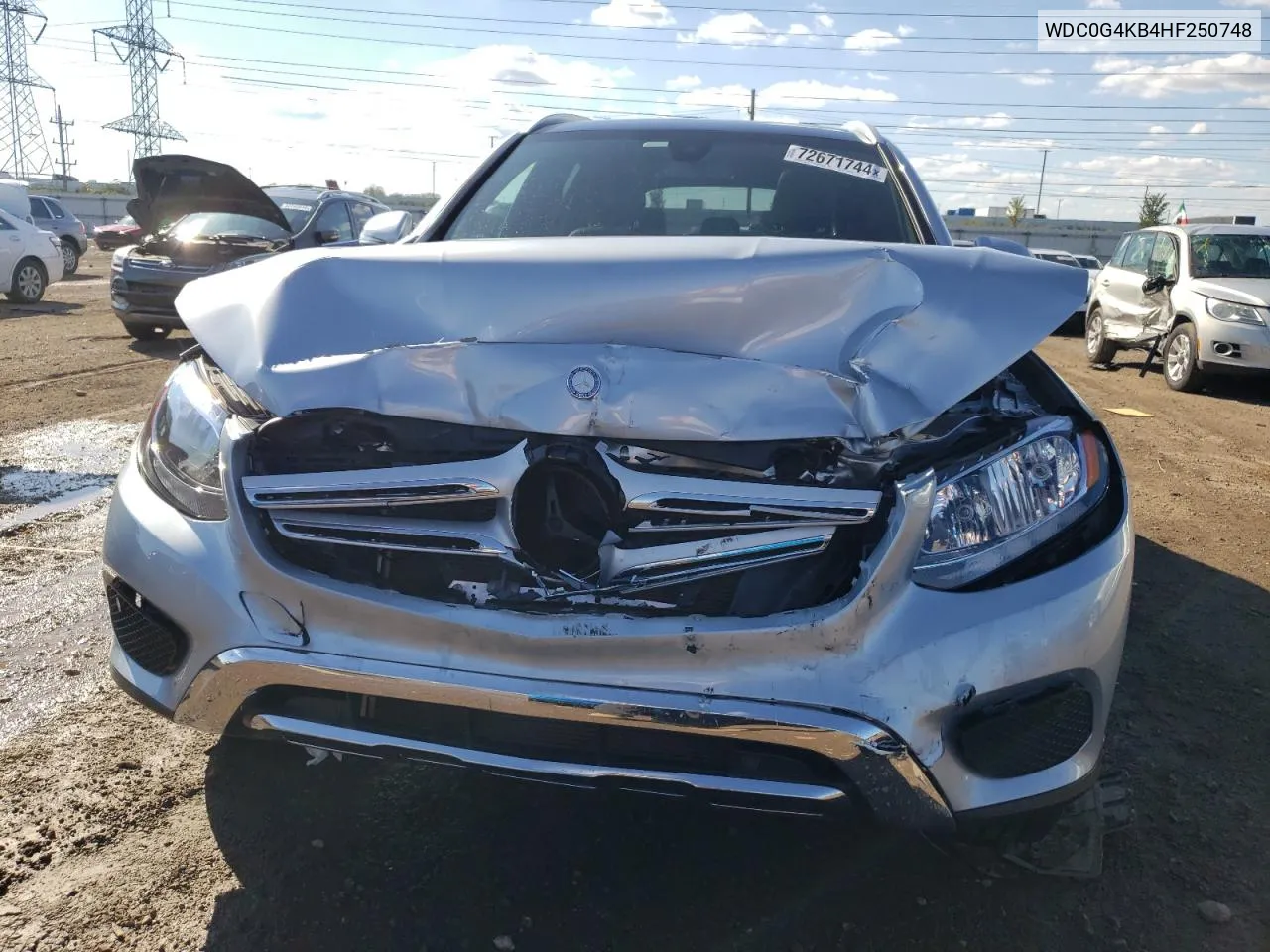 2017 Mercedes-Benz Glc 300 4Matic VIN: WDC0G4KB4HF250748 Lot: 72671744