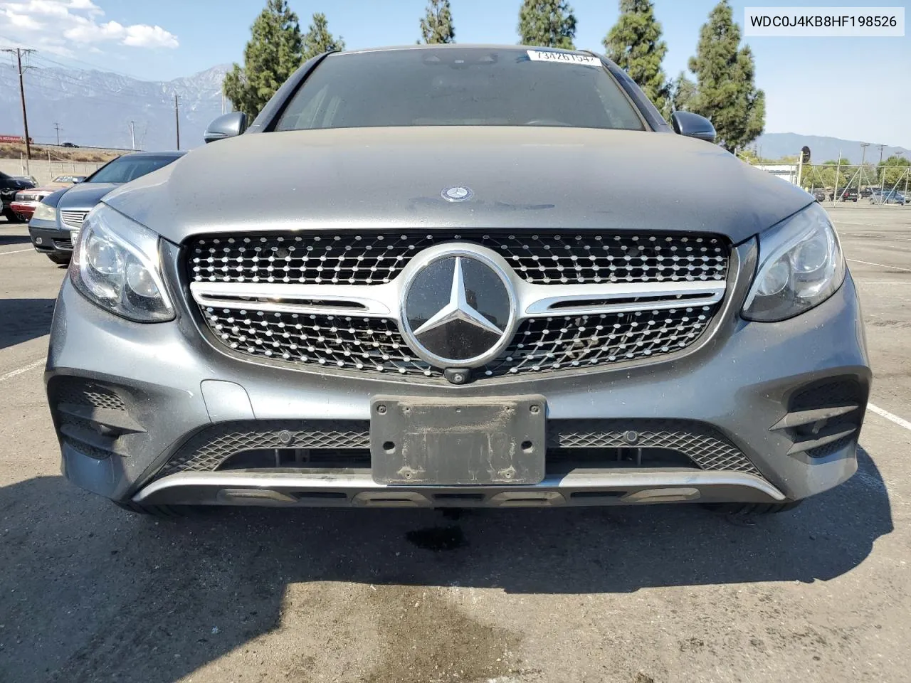 2017 Mercedes-Benz Glc Coupe 300 4Matic VIN: WDC0J4KB8HF198526 Lot: 73426154