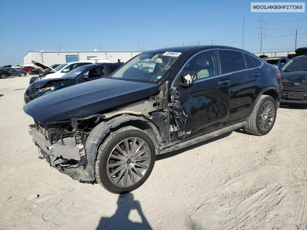 2017 Mercedes-Benz Glc Coupe 300 4Matic VIN: WDC0J4KB0HF277365 Lot: 73599824