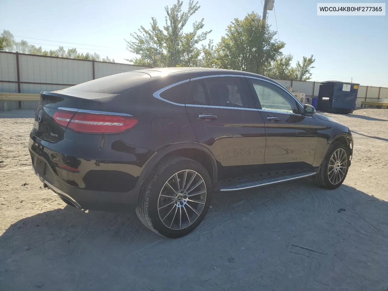 2017 Mercedes-Benz Glc Coupe 300 4Matic VIN: WDC0J4KB0HF277365 Lot: 73599824