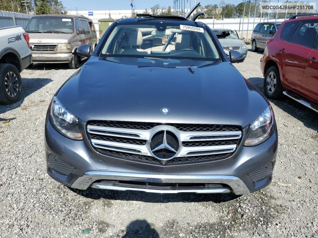 2017 Mercedes-Benz Glc 300 VIN: WDC0G4JB6HF251708 Lot: 75950204