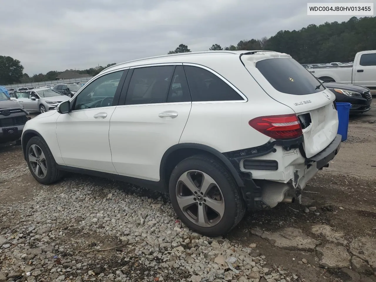 2017 Mercedes-Benz Glc 300 VIN: WDC0G4JB0HV013455 Lot: 76586014