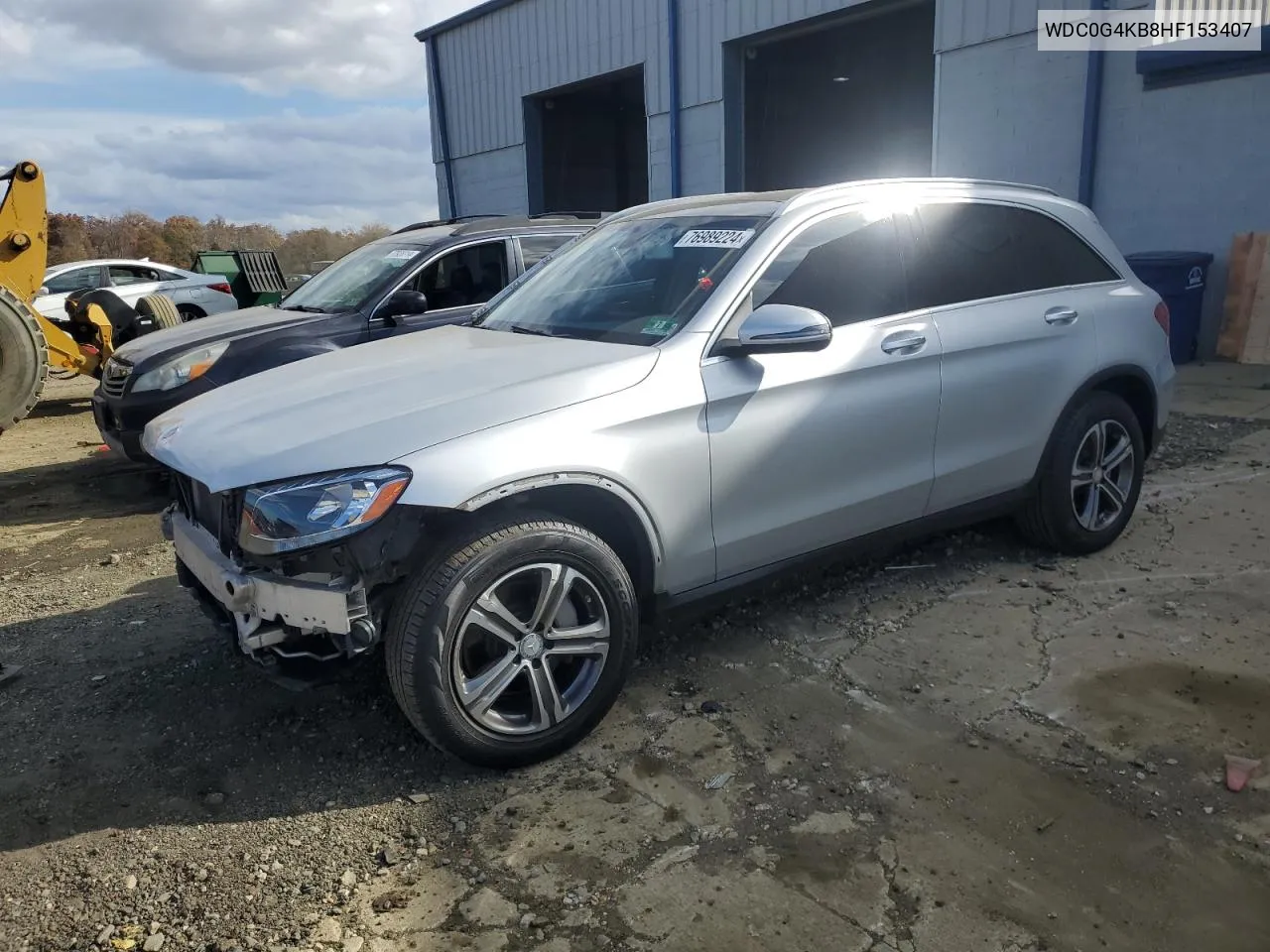 2017 Mercedes-Benz Glc 300 4Matic VIN: WDC0G4KB8HF153407 Lot: 76989224