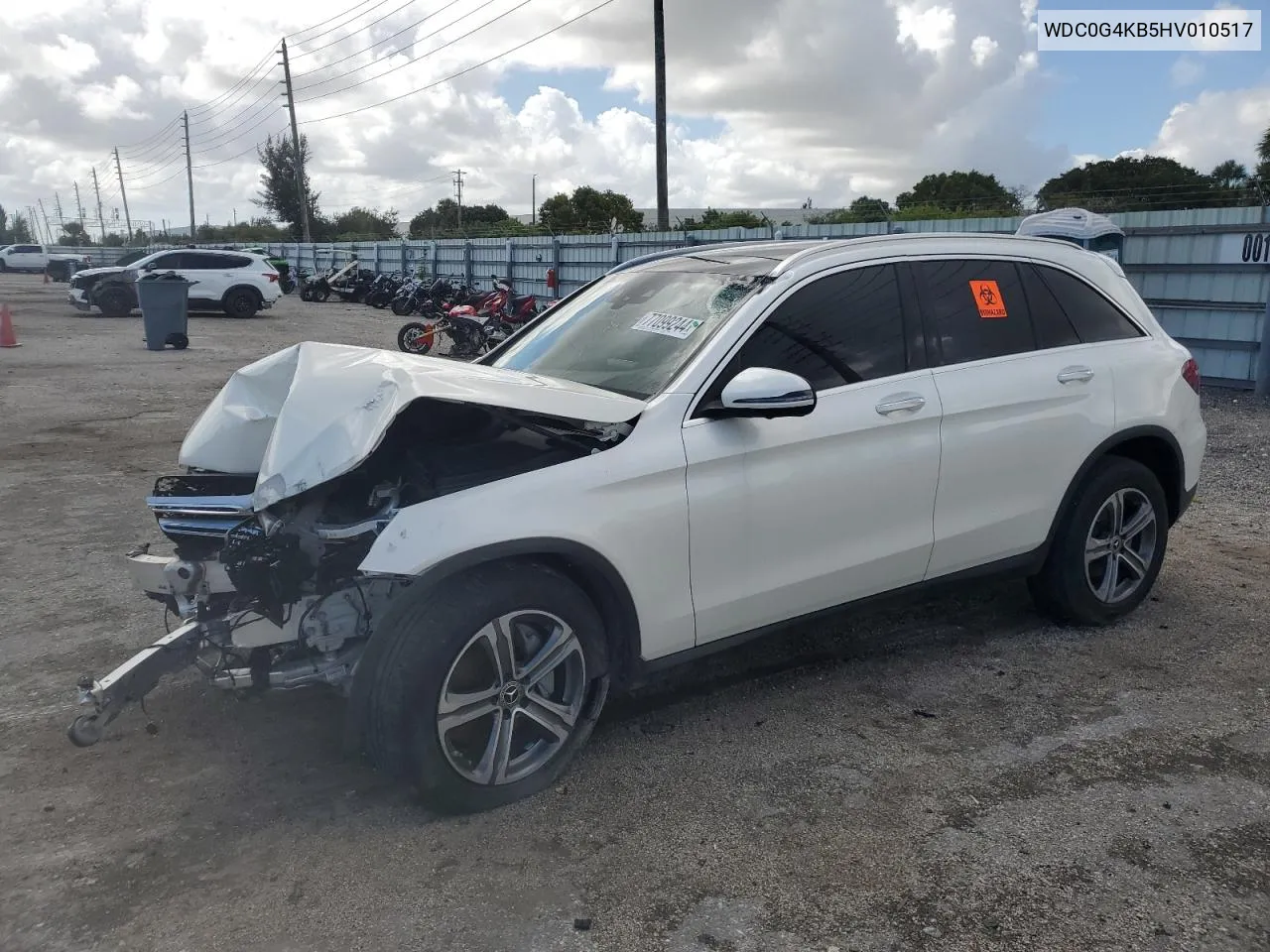 2017 Mercedes-Benz Glc 300 4Matic VIN: WDC0G4KB5HV010517 Lot: 77099244