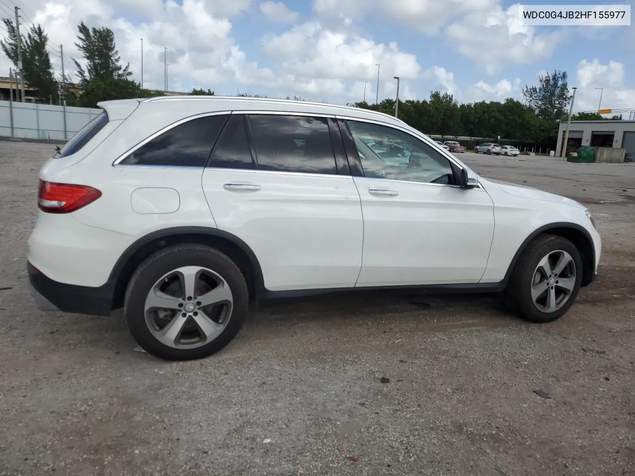 2017 Mercedes-Benz Glc 300 VIN: WDC0G4JB2HF155977 Lot: 78579294