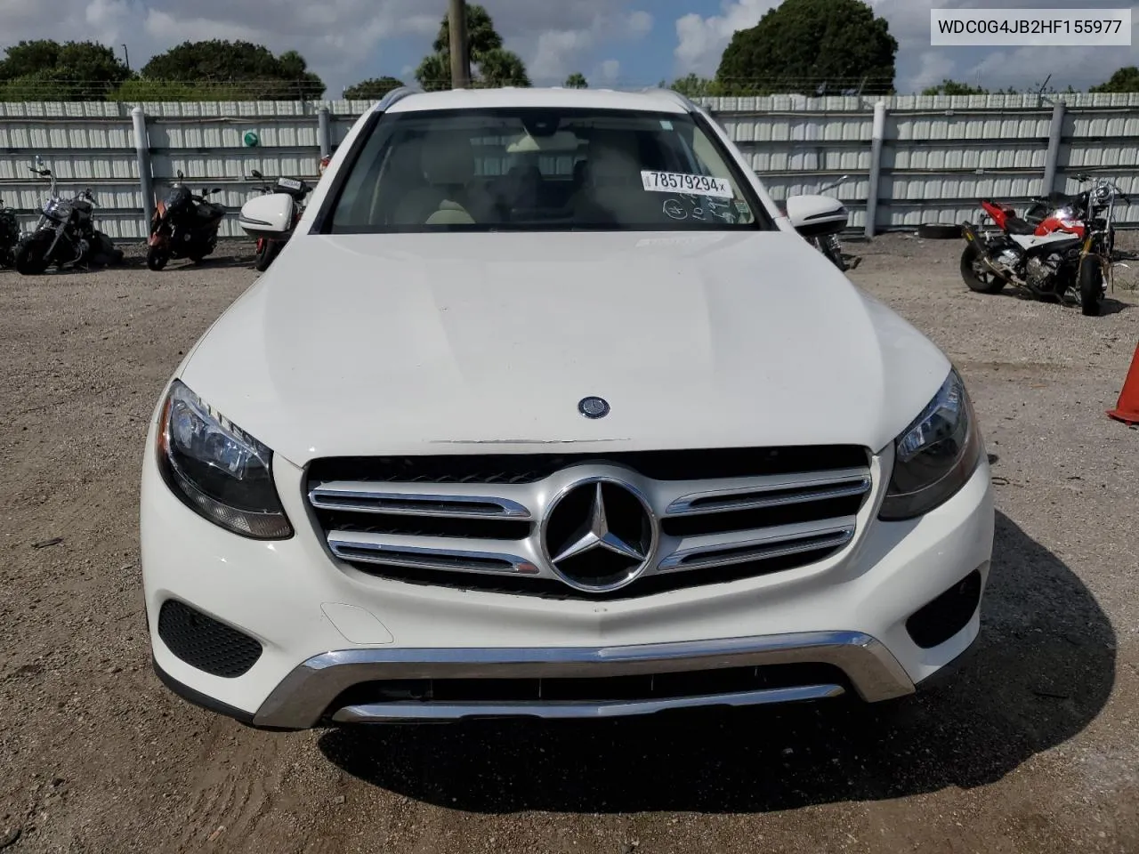 2017 Mercedes-Benz Glc 300 VIN: WDC0G4JB2HF155977 Lot: 78579294