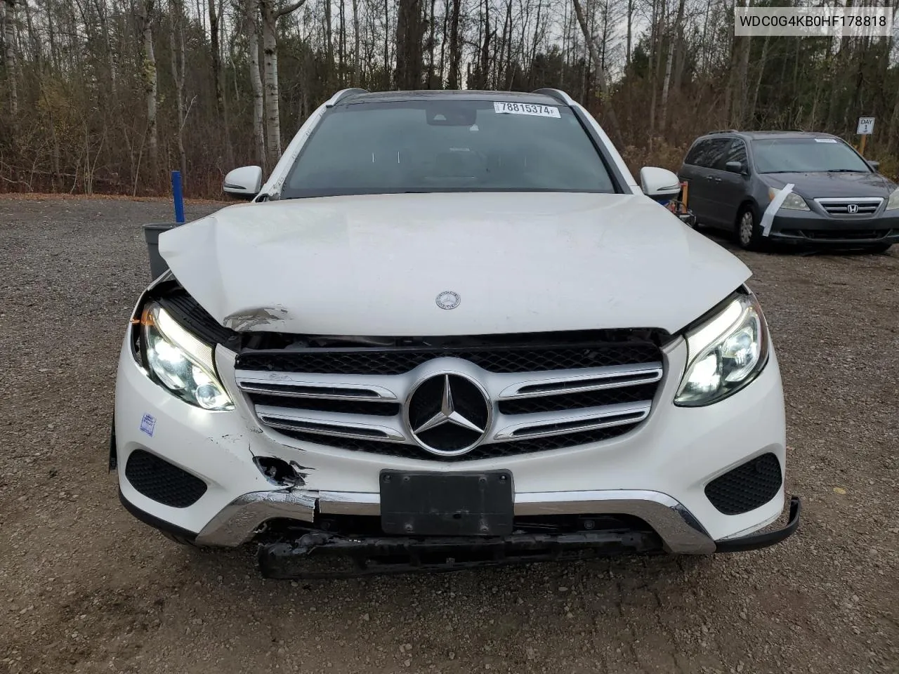 2017 Mercedes-Benz Glc 300 4Matic VIN: WDC0G4KB0HF178818 Lot: 78815374