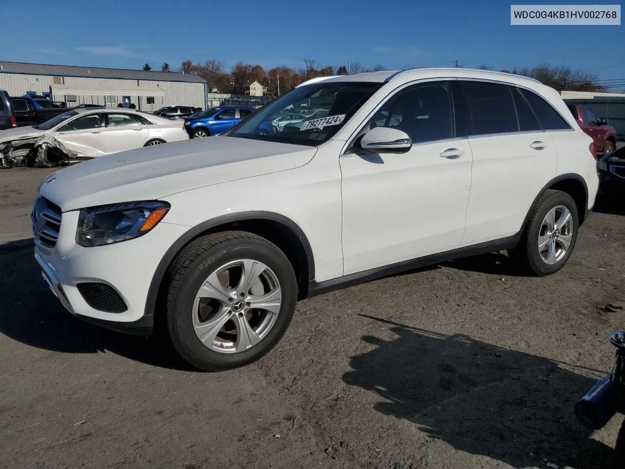 2017 Mercedes-Benz Glc 300 4Matic VIN: WDC0G4KB1HV002768 Lot: 79277424