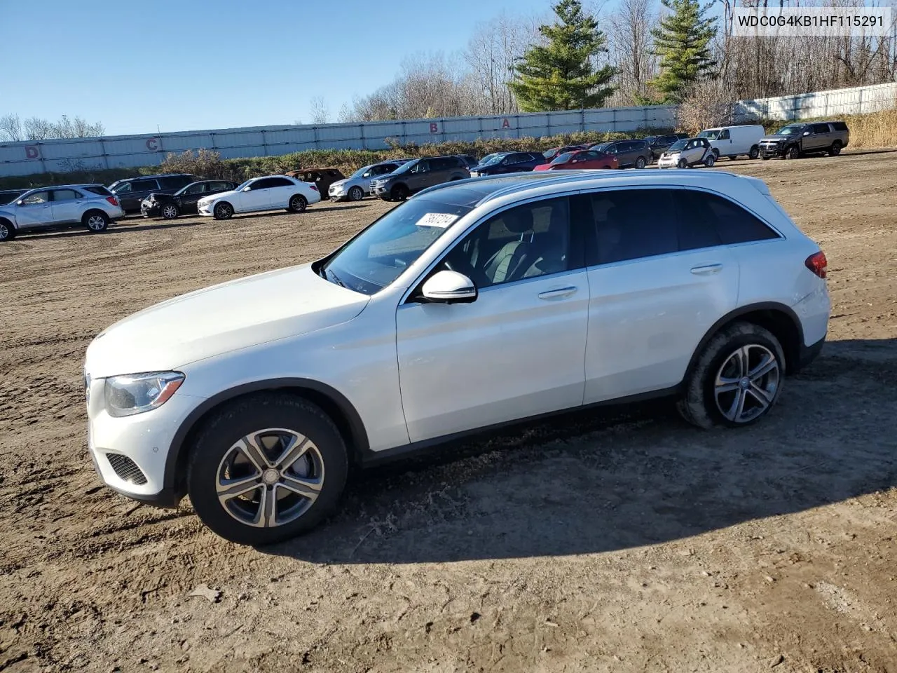 2017 Mercedes-Benz Glc 300 4Matic VIN: WDC0G4KB1HF115291 Lot: 79537214