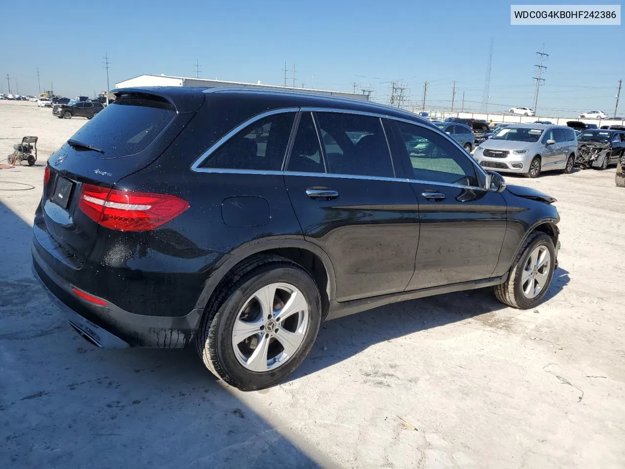 2017 Mercedes-Benz Glc 300 4Matic VIN: WDC0G4KB0HF242386 Lot: 79557214