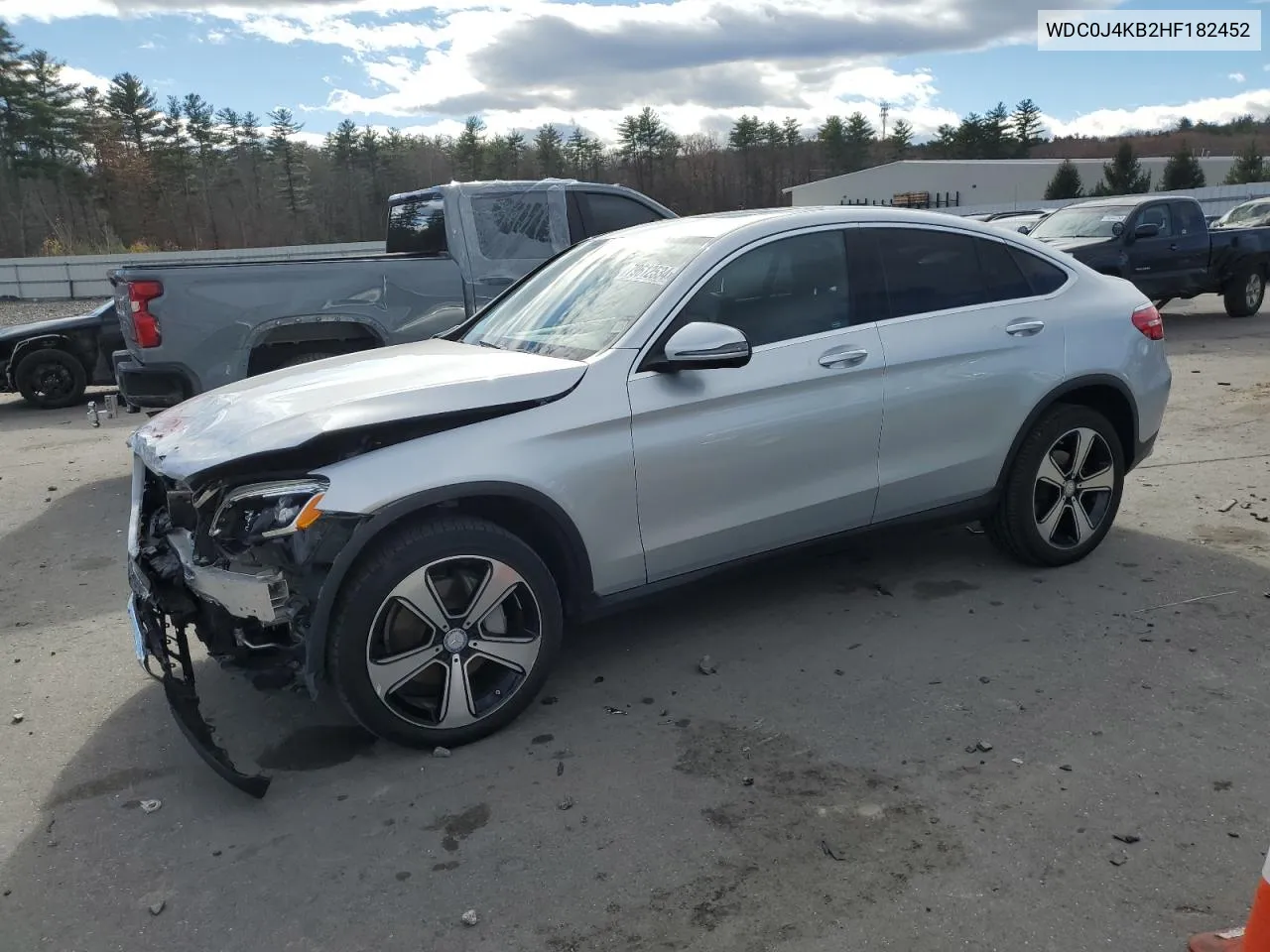 2017 Mercedes-Benz Glc Coupe 300 4Matic VIN: WDC0J4KB2HF182452 Lot: 79612534