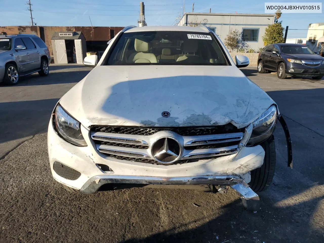 WDC0G4JBXHV010515 2017 Mercedes-Benz Glc 300