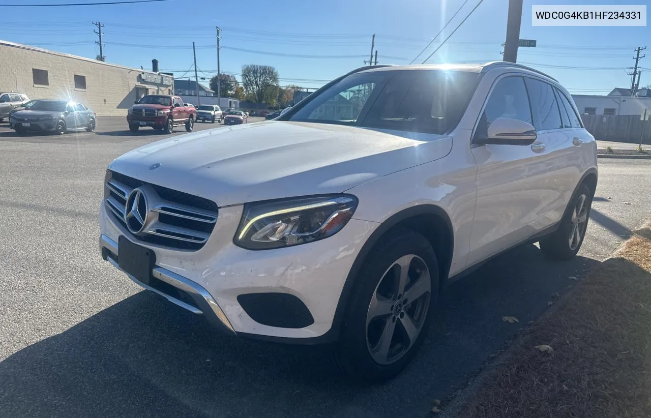 2017 Mercedes-Benz Glc 300 4Matic VIN: WDC0G4KB1HF234331 Lot: 80273614