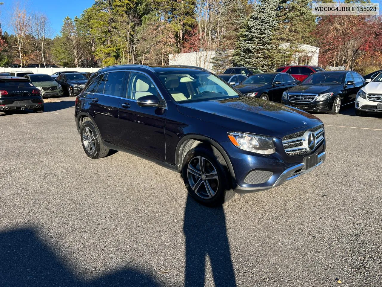 2017 Mercedes-Benz Glc 300 VIN: WDC0G4JB8HF155028 Lot: 81000604