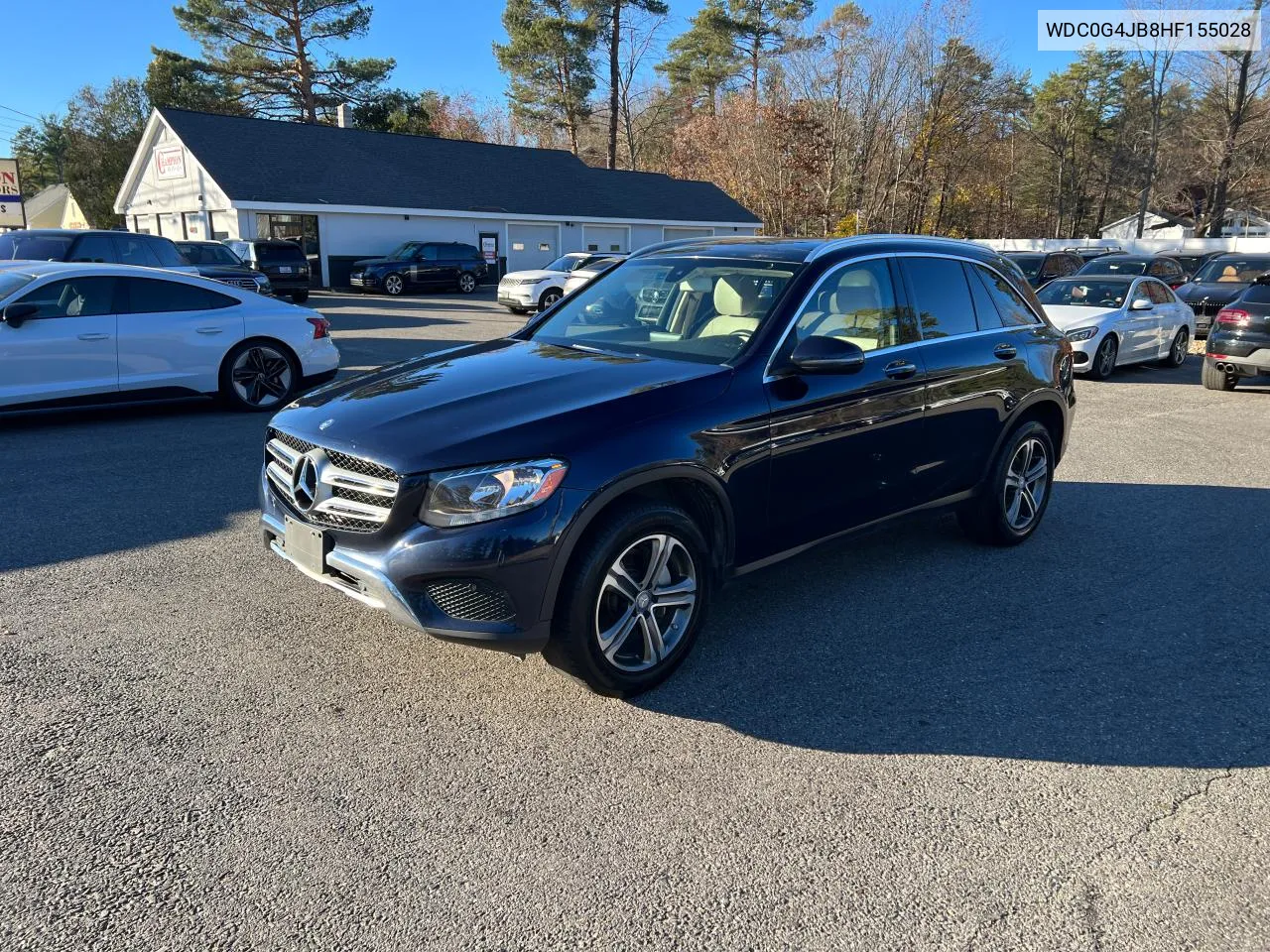 2017 Mercedes-Benz Glc 300 VIN: WDC0G4JB8HF155028 Lot: 81000604