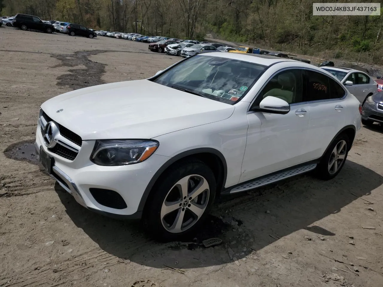 2018 Mercedes-Benz Glc Coupe 300 4Matic VIN: WDC0J4KB3JF437163 Lot: 51536524