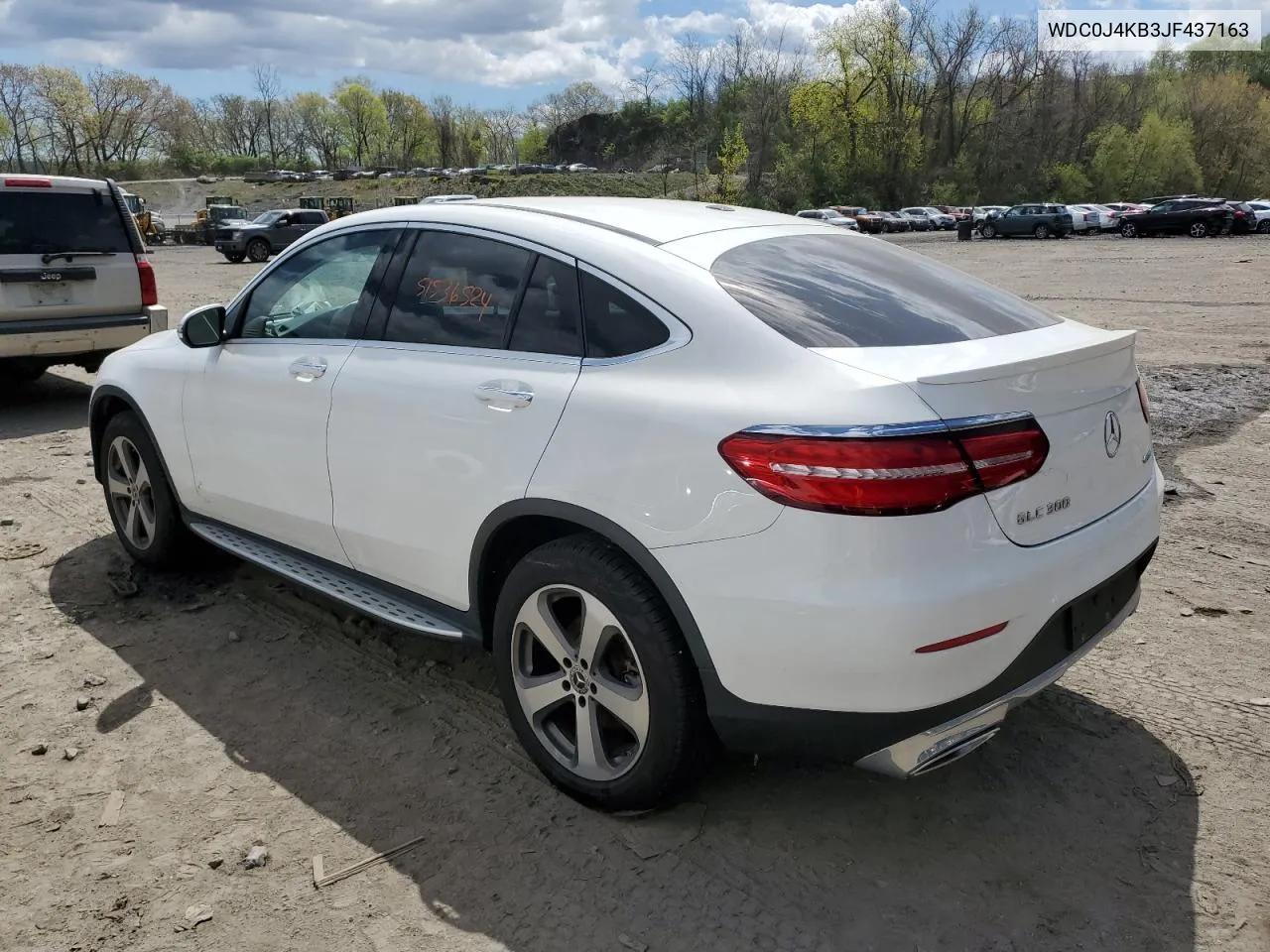 2018 Mercedes-Benz Glc Coupe 300 4Matic VIN: WDC0J4KB3JF437163 Lot: 51536524