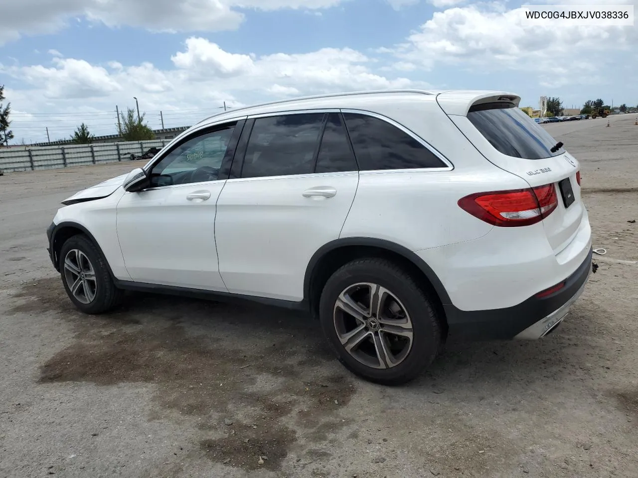 2018 Mercedes-Benz Glc 300 VIN: WDC0G4JBXJV038336 Lot: 51712384