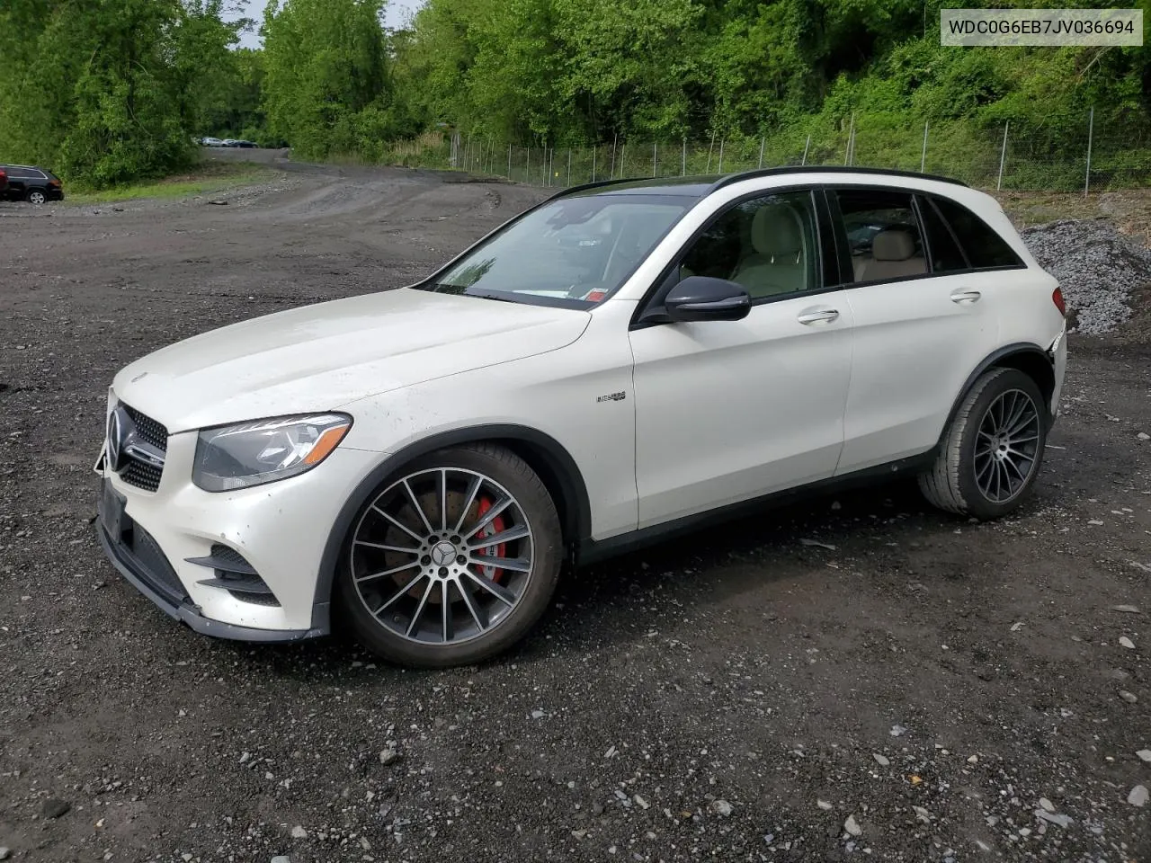 2018 Mercedes-Benz Glc 43 4Matic Amg VIN: WDC0G6EB7JV036694 Lot: 55286434