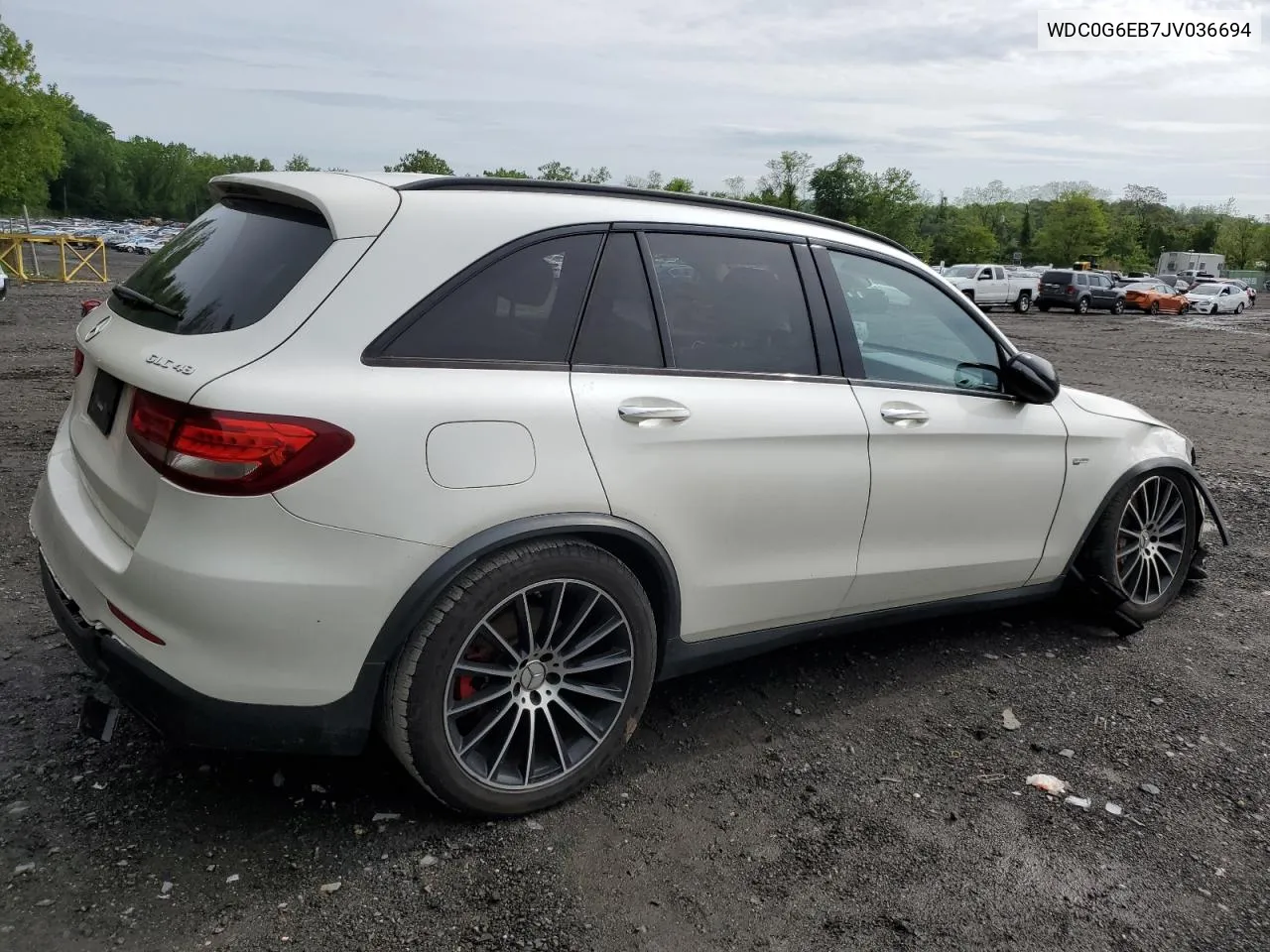 2018 Mercedes-Benz Glc 43 4Matic Amg VIN: WDC0G6EB7JV036694 Lot: 55286434