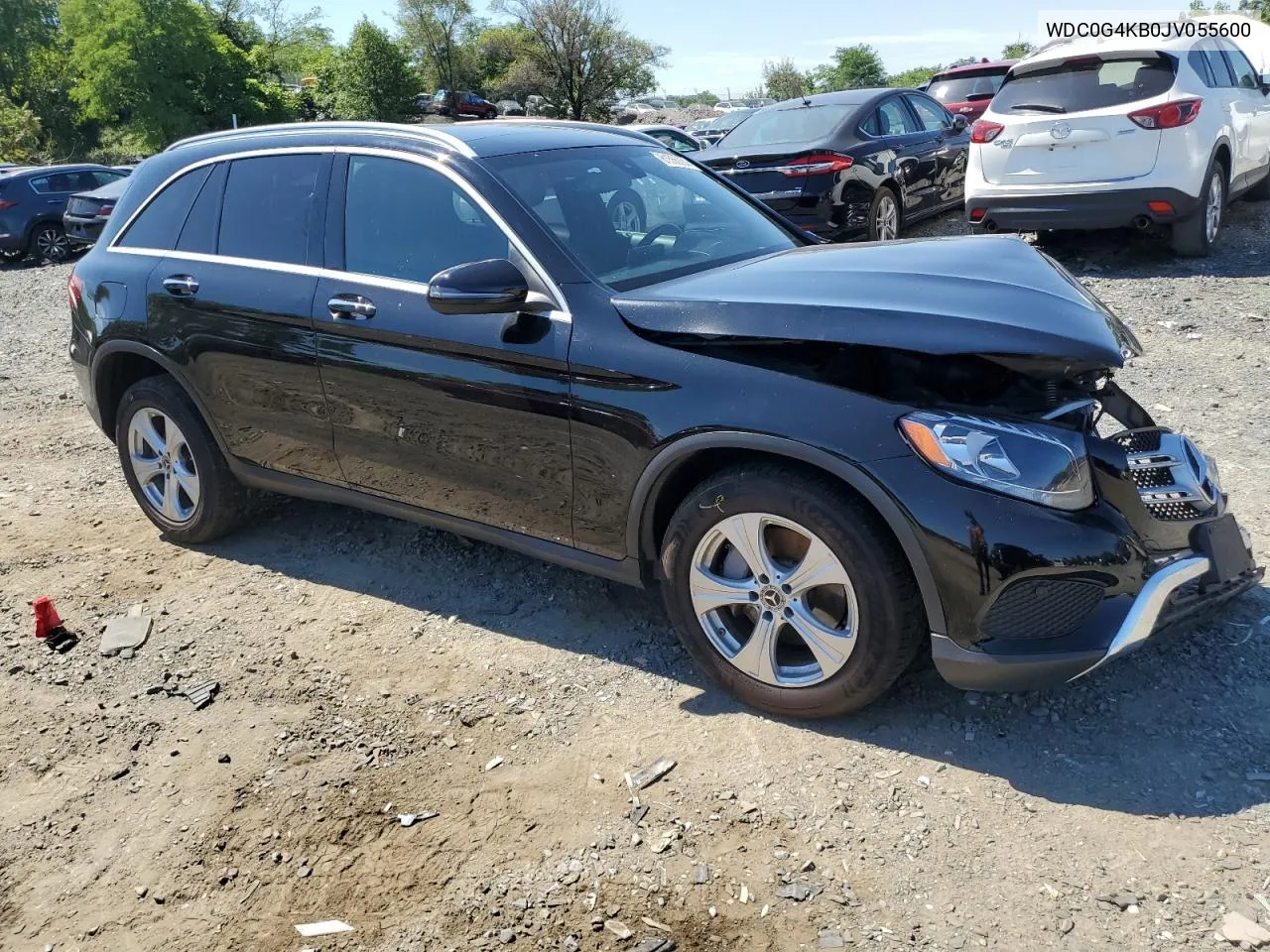 2018 Mercedes-Benz Glc 300 4Matic VIN: WDC0G4KB0JV055600 Lot: 61555084