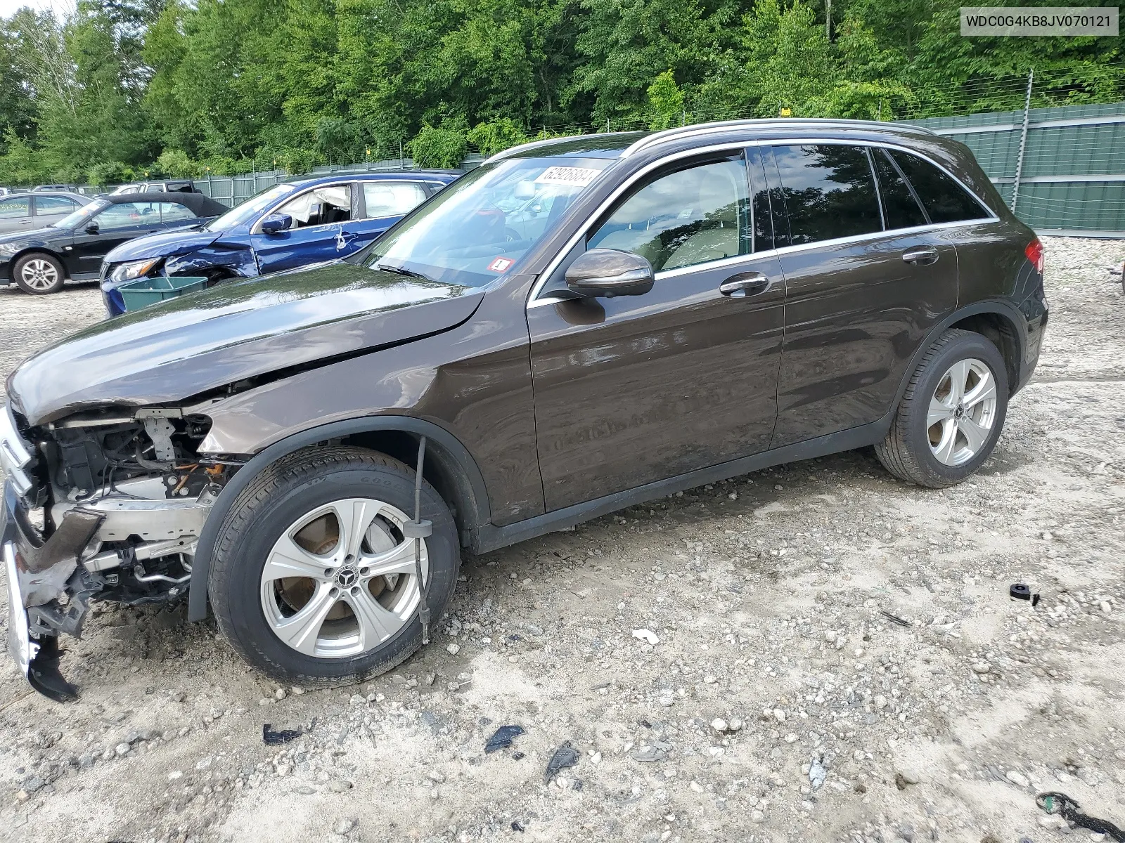 2018 Mercedes-Benz Glc 300 4Matic VIN: WDC0G4KB8JV070121 Lot: 62926884