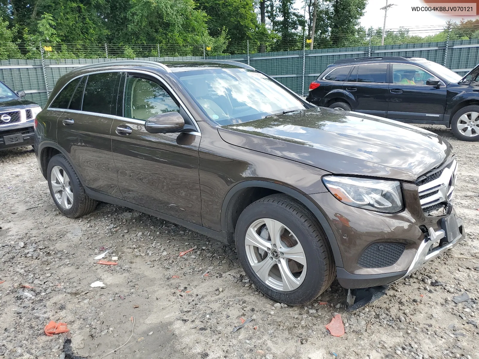 2018 Mercedes-Benz Glc 300 4Matic VIN: WDC0G4KB8JV070121 Lot: 62926884