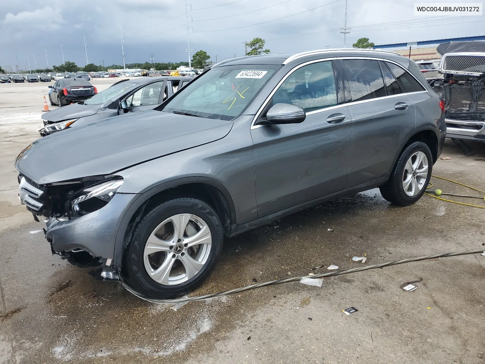 2018 Mercedes-Benz Glc 300 VIN: WDC0G4JB8JV031272 Lot: 63422694