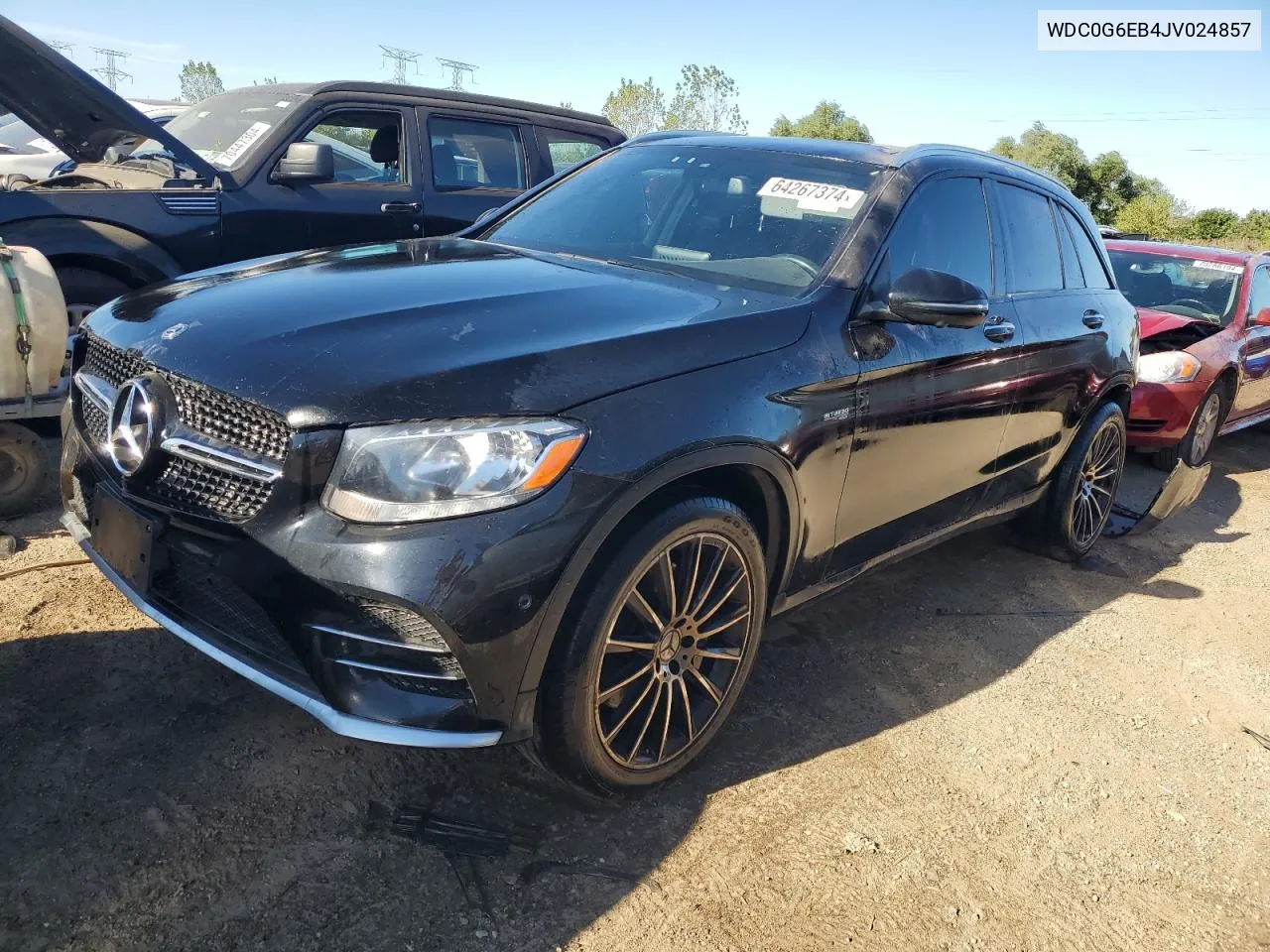 2018 Mercedes-Benz Glc 43 4Matic Amg VIN: WDC0G6EB4JV024857 Lot: 64267374