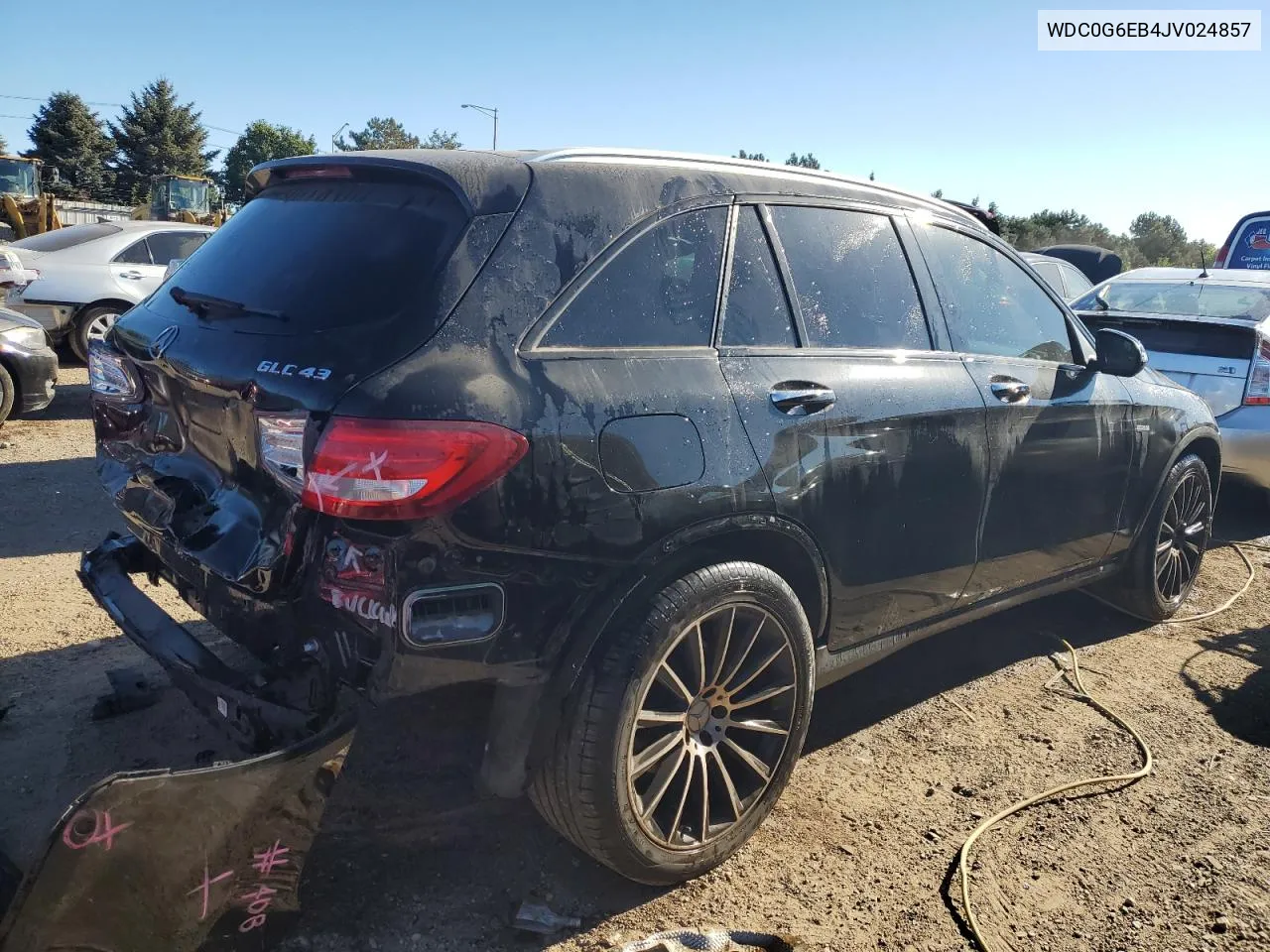 2018 Mercedes-Benz Glc 43 4Matic Amg VIN: WDC0G6EB4JV024857 Lot: 64267374