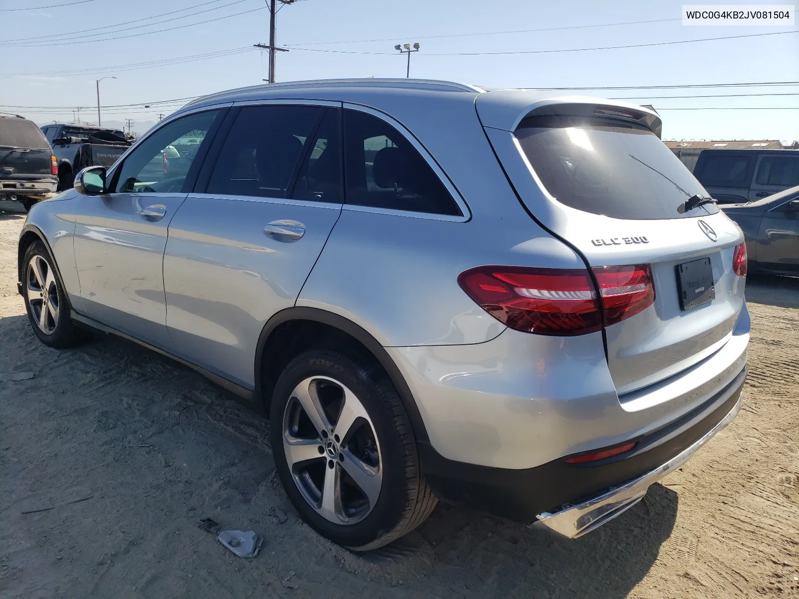 2018 Mercedes-Benz Glc 300 4Matic VIN: WDC0G4KB2JV081504 Lot: 64389624