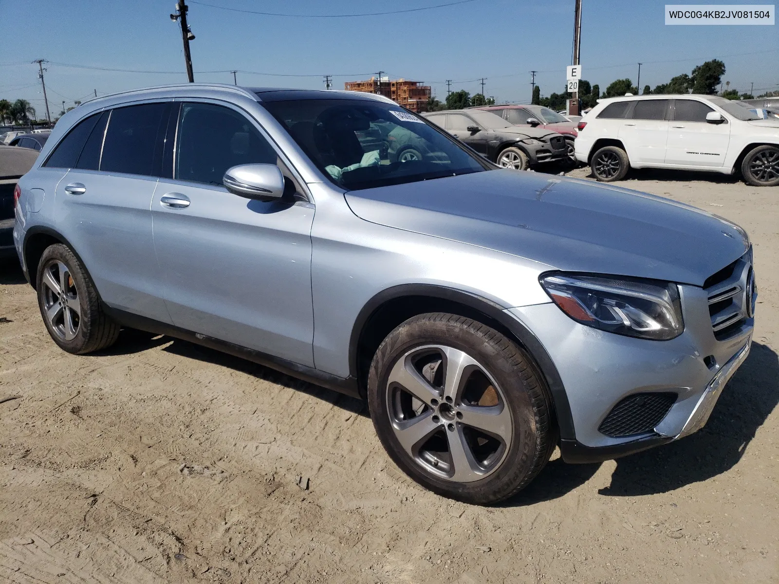 2018 Mercedes-Benz Glc 300 4Matic VIN: WDC0G4KB2JV081504 Lot: 64389624