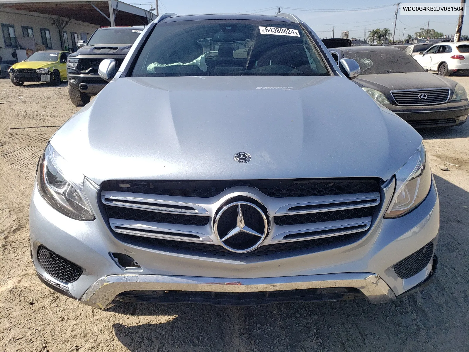 2018 Mercedes-Benz Glc 300 4Matic VIN: WDC0G4KB2JV081504 Lot: 64389624