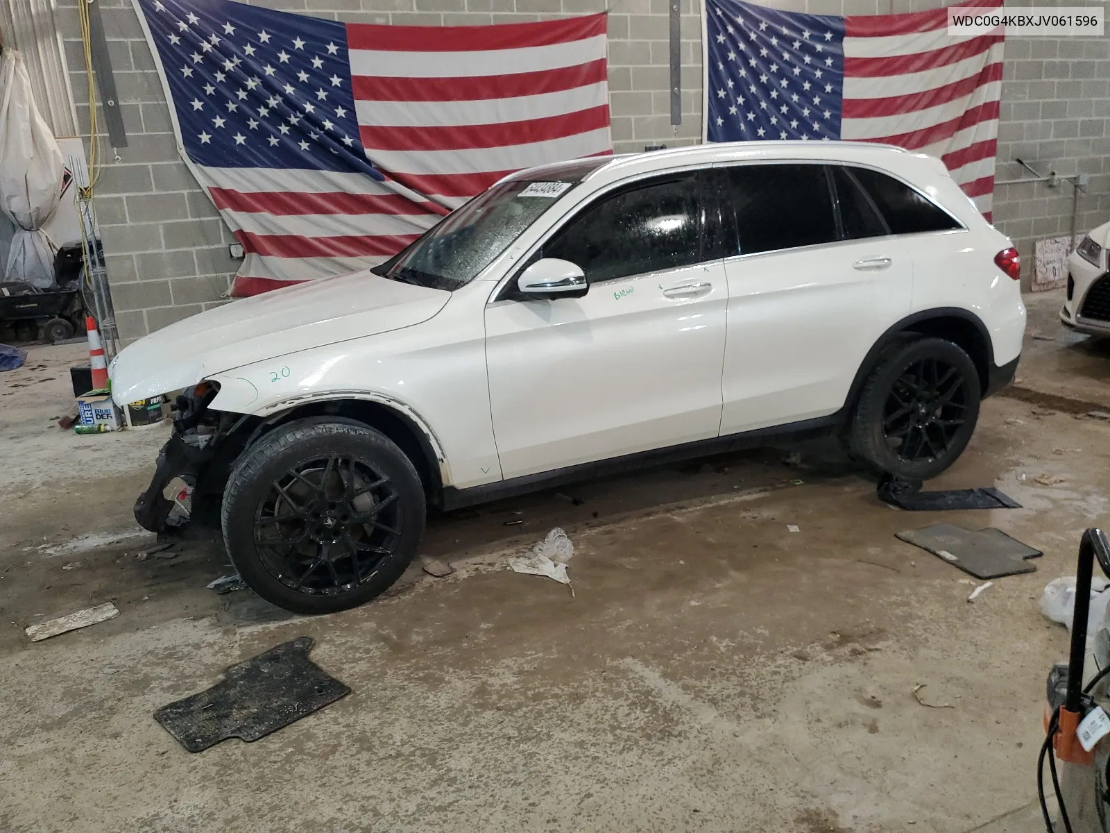 2018 Mercedes-Benz Glc 300 4Matic VIN: WDC0G4KBXJV061596 Lot: 64434884