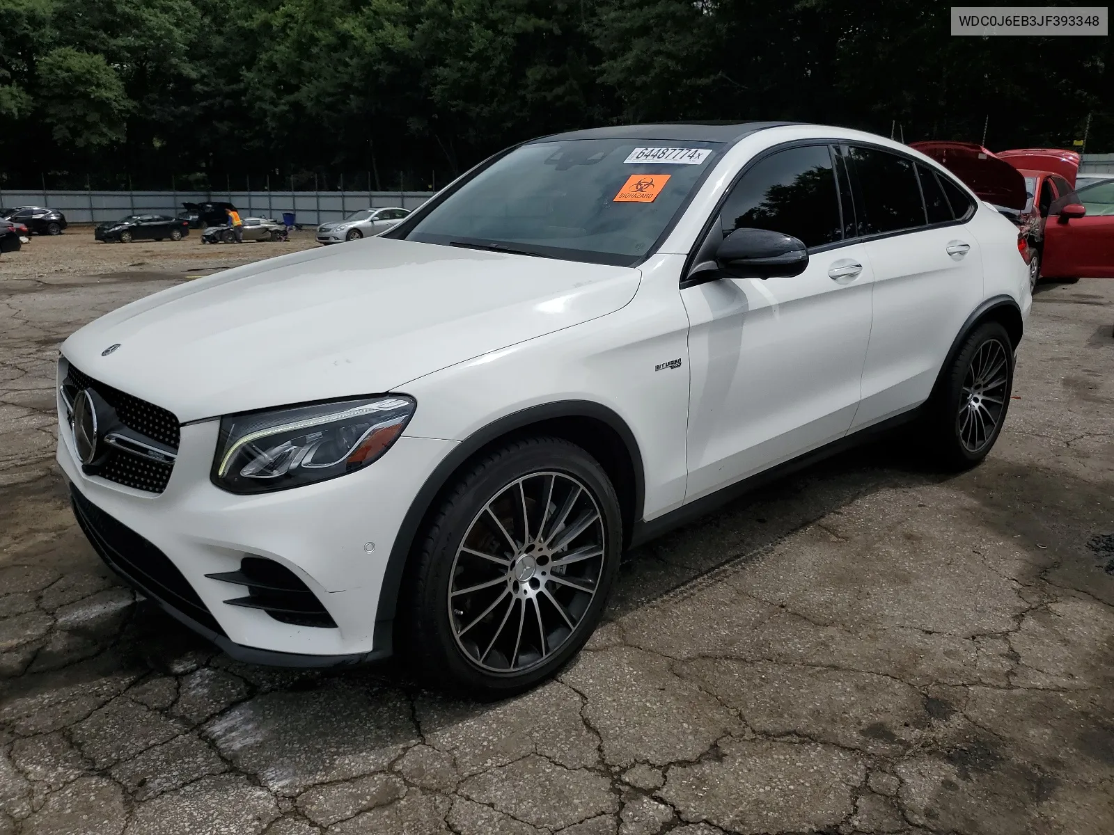 2018 Mercedes-Benz Glc Coupe 43 4Matic Amg VIN: WDC0J6EB3JF393348 Lot: 64487774