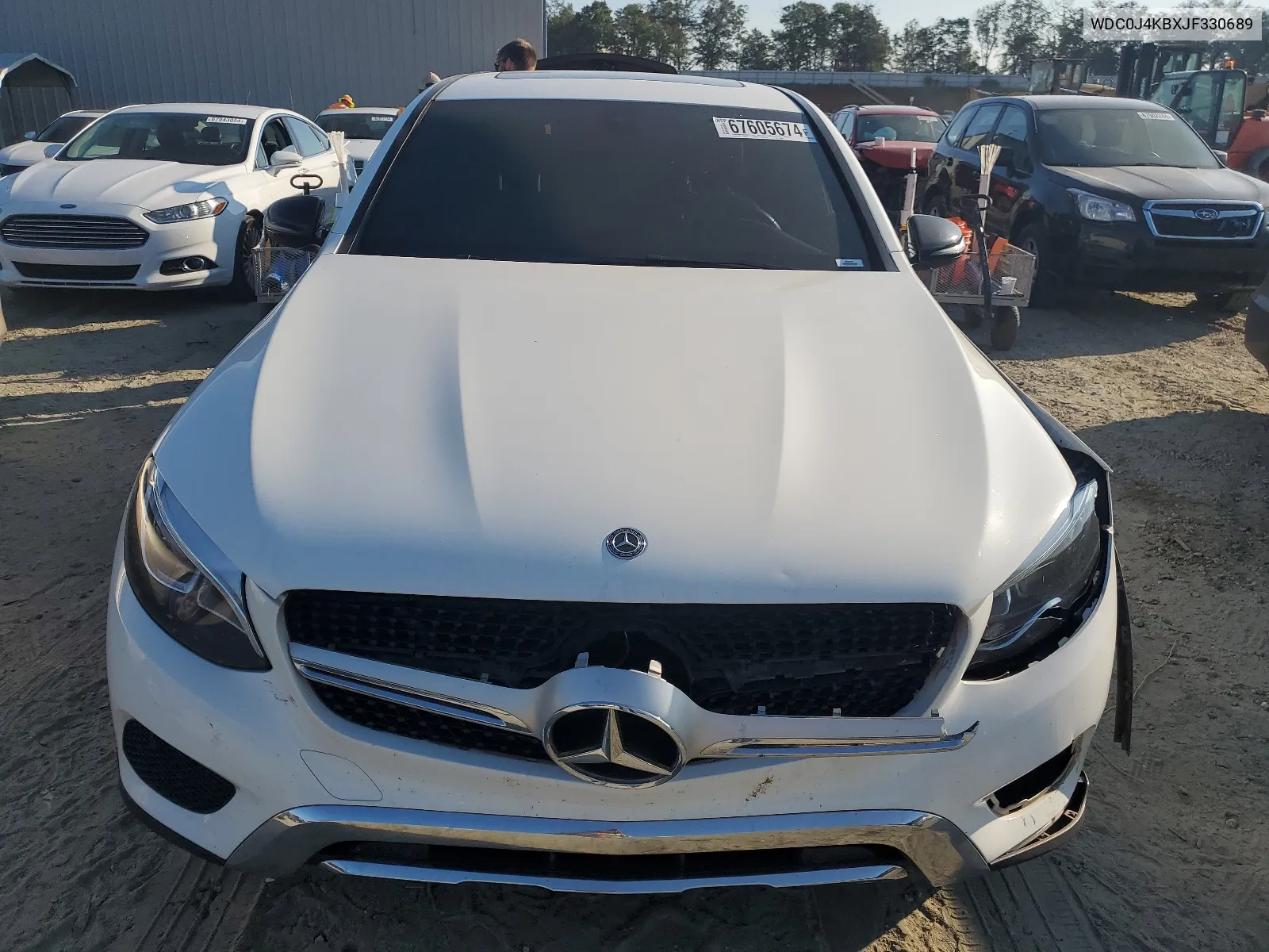 2018 Mercedes-Benz Glc Coupe 300 4Matic VIN: WDC0J4KBXJF330689 Lot: 67605674