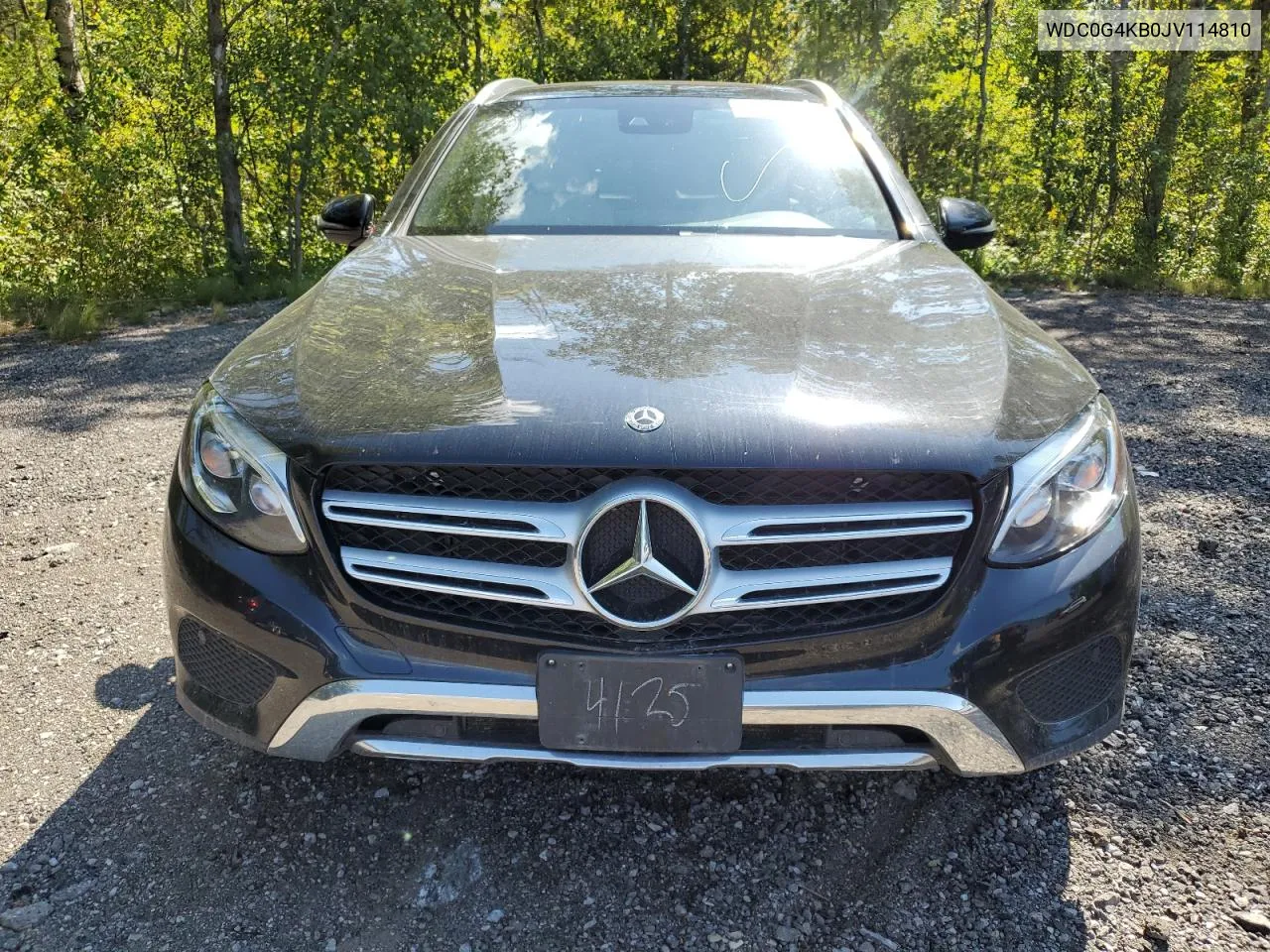 2018 Mercedes-Benz Glc 300 4Matic VIN: WDC0G4KB0JV114810 Lot: 67907734