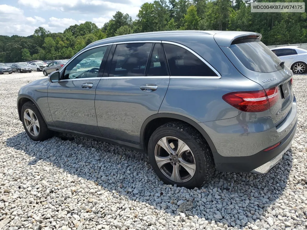 2018 Mercedes-Benz Glc 300 4Matic VIN: WDC0G4KB7JV074175 Lot: 68769084