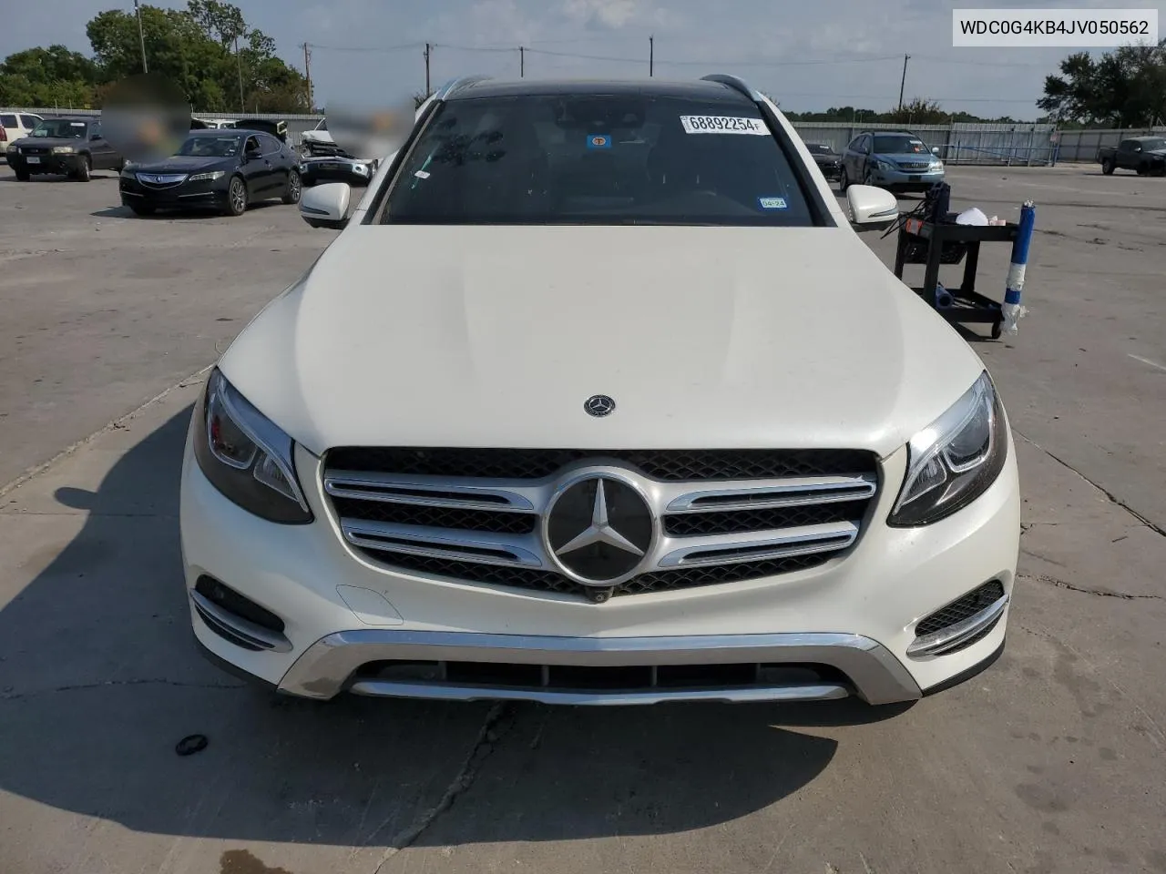 2018 Mercedes-Benz Glc 300 4Matic VIN: WDC0G4KB4JV050562 Lot: 68892254