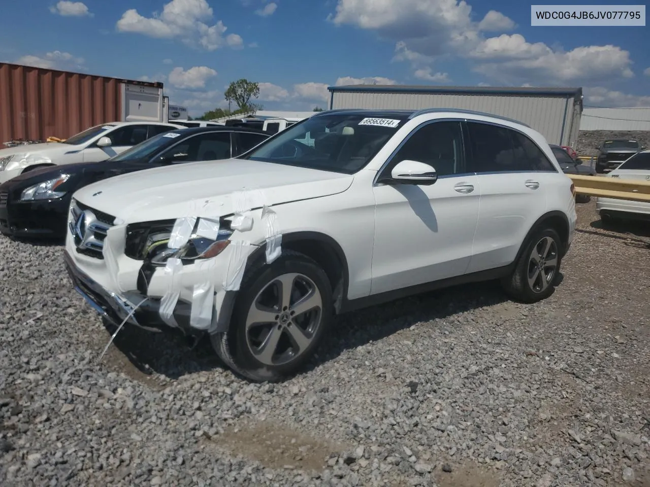 2018 Mercedes-Benz Glc 300 VIN: WDC0G4JB6JV077795 Lot: 69563514