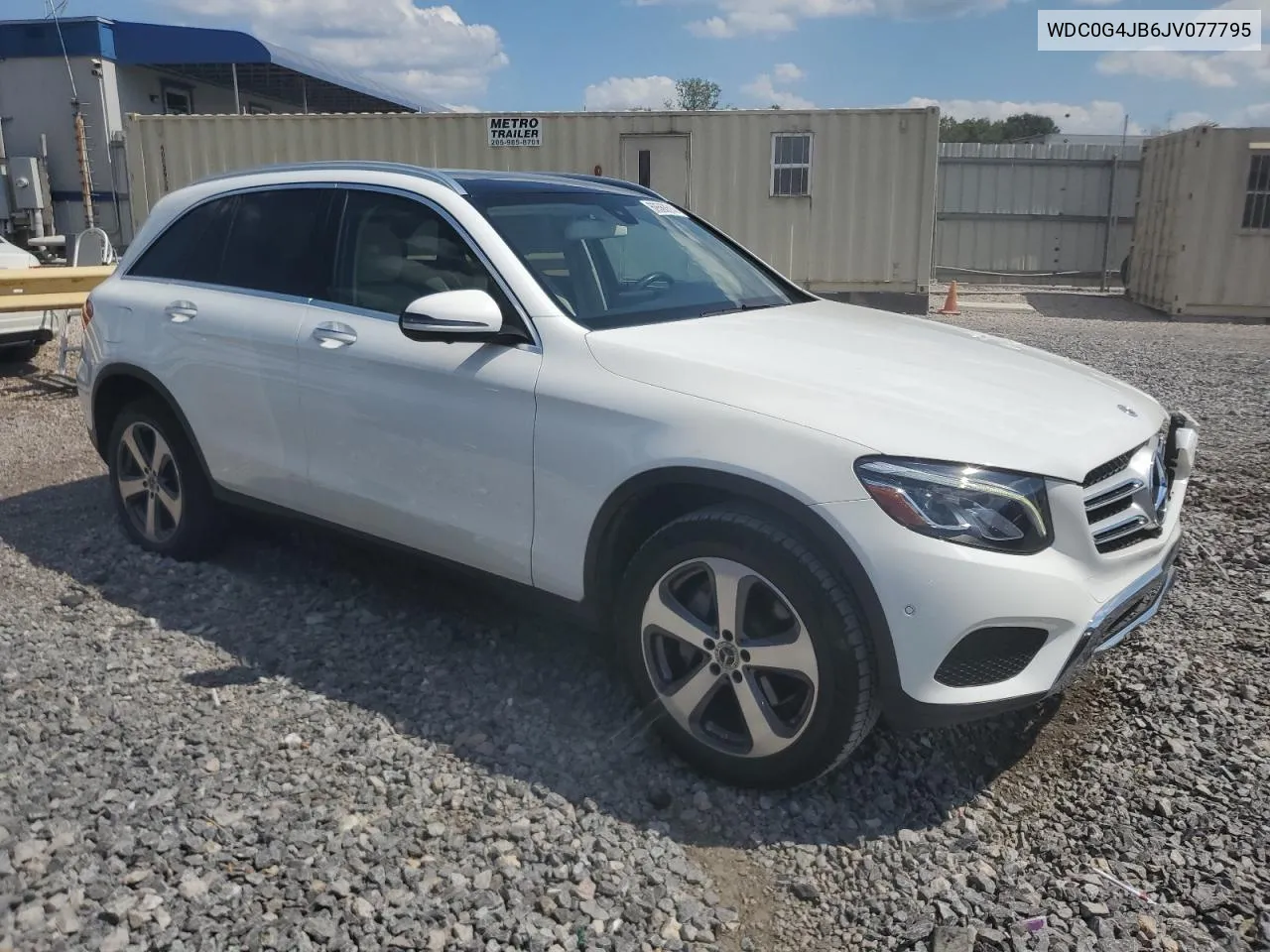 2018 Mercedes-Benz Glc 300 VIN: WDC0G4JB6JV077795 Lot: 69563514