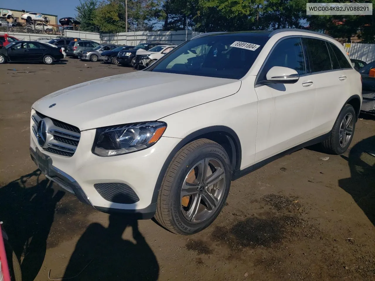 2018 Mercedes-Benz Glc 300 4Matic VIN: WDC0G4KB2JV088291 Lot: 69891804