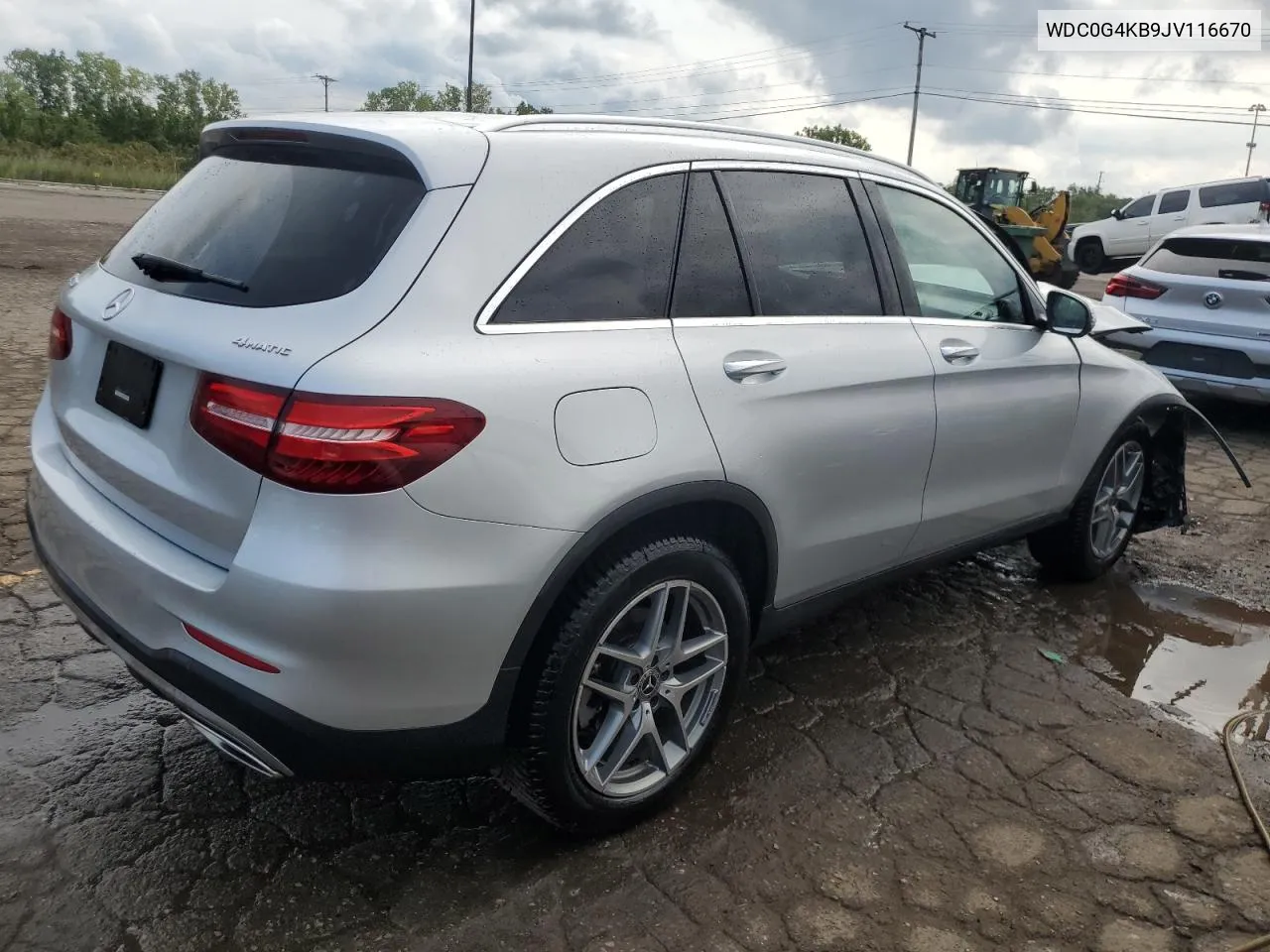 2018 Mercedes-Benz Glc 300 4Matic VIN: WDC0G4KB9JV116670 Lot: 70100734