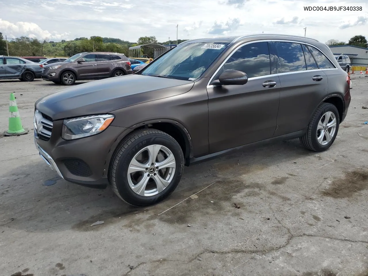 2018 Mercedes-Benz Glc 300 VIN: WDC0G4JB9JF340338 Lot: 70635634